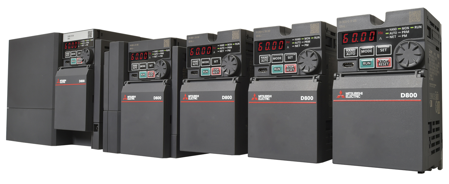 Mitsubishi Electric has unveiled a new generation of industrial inverters, the FR-D800 series, designed to deliver higher efficiency, easier installation, and more intuitive operation for manufacturers seeking to modernise their automation systems.