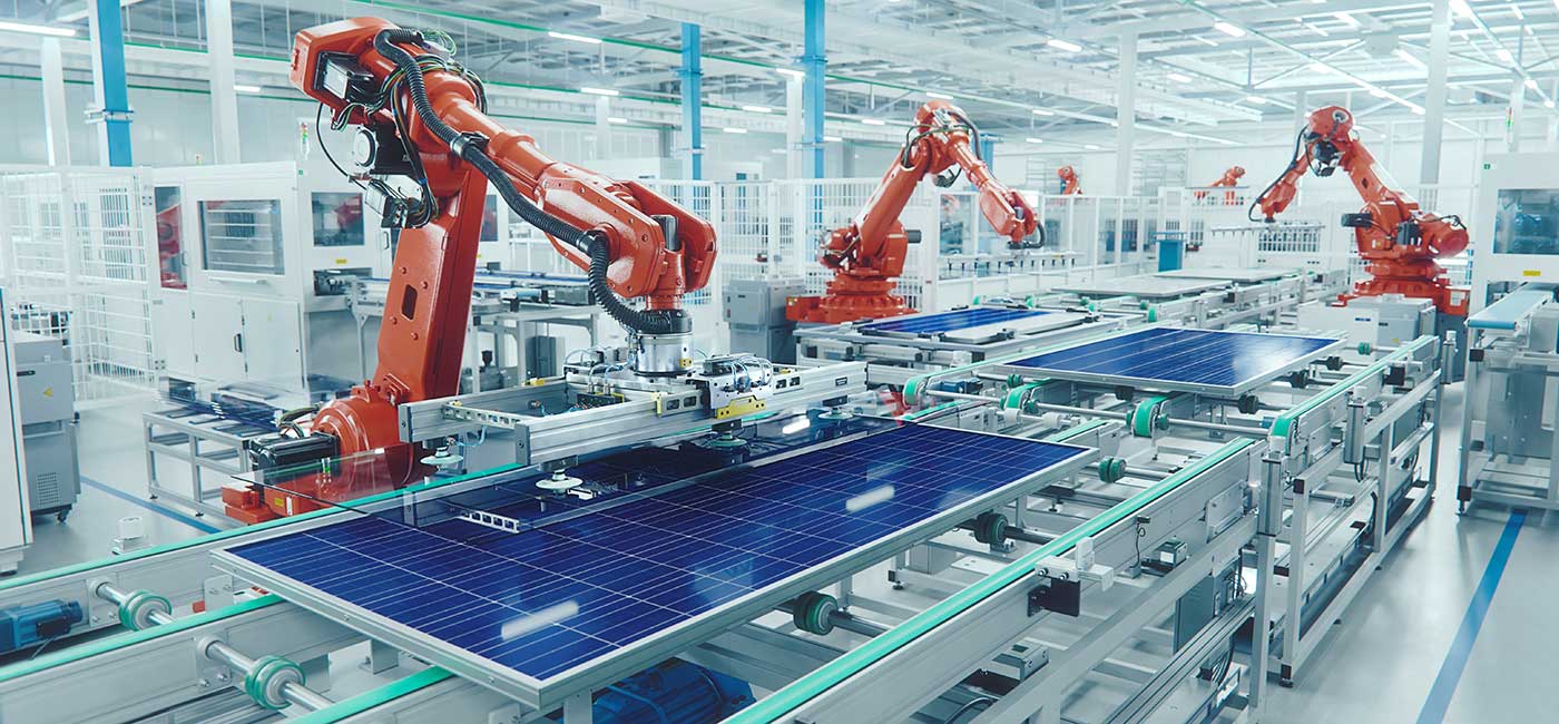 What role does robotics play in the manufacturing supply chain?