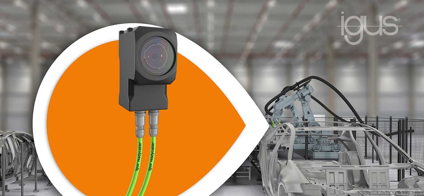 German engineering group igus has expanded its readycable line with a set of pre-assembled power and data cables designed for use with Keyence vision systems, as demand grows for components that can withstand continuous movement on production lines.