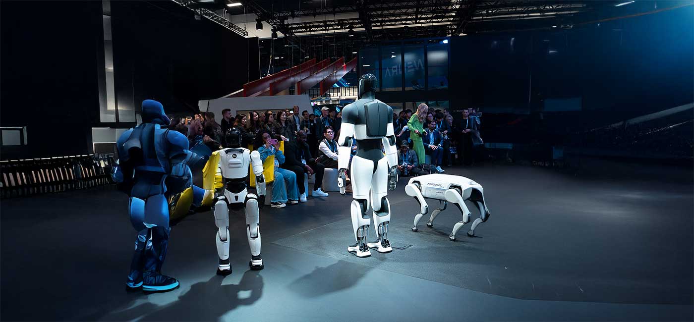 German robotics specialist NEURA Robotics also unveiled its third-generation 4NE1 humanoid, aimed at both industrial automation and domestic help at the show.