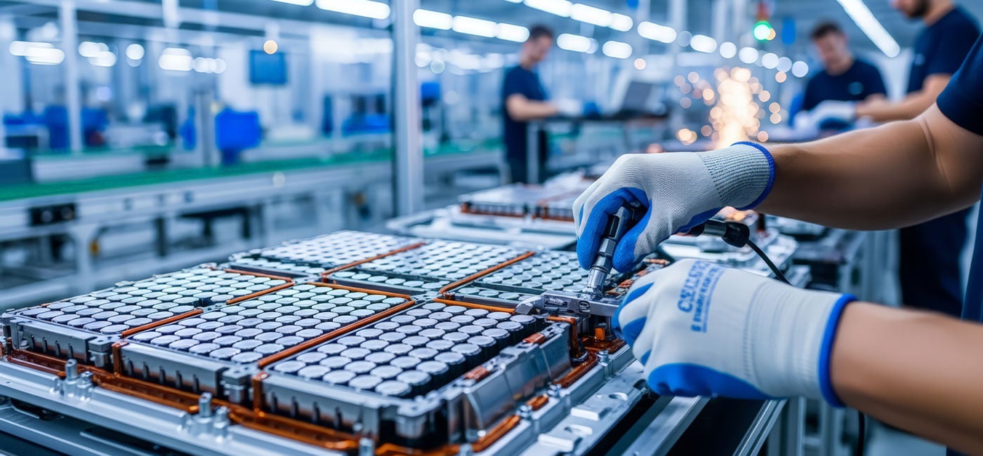 Building traceability and control in battery manufacturing