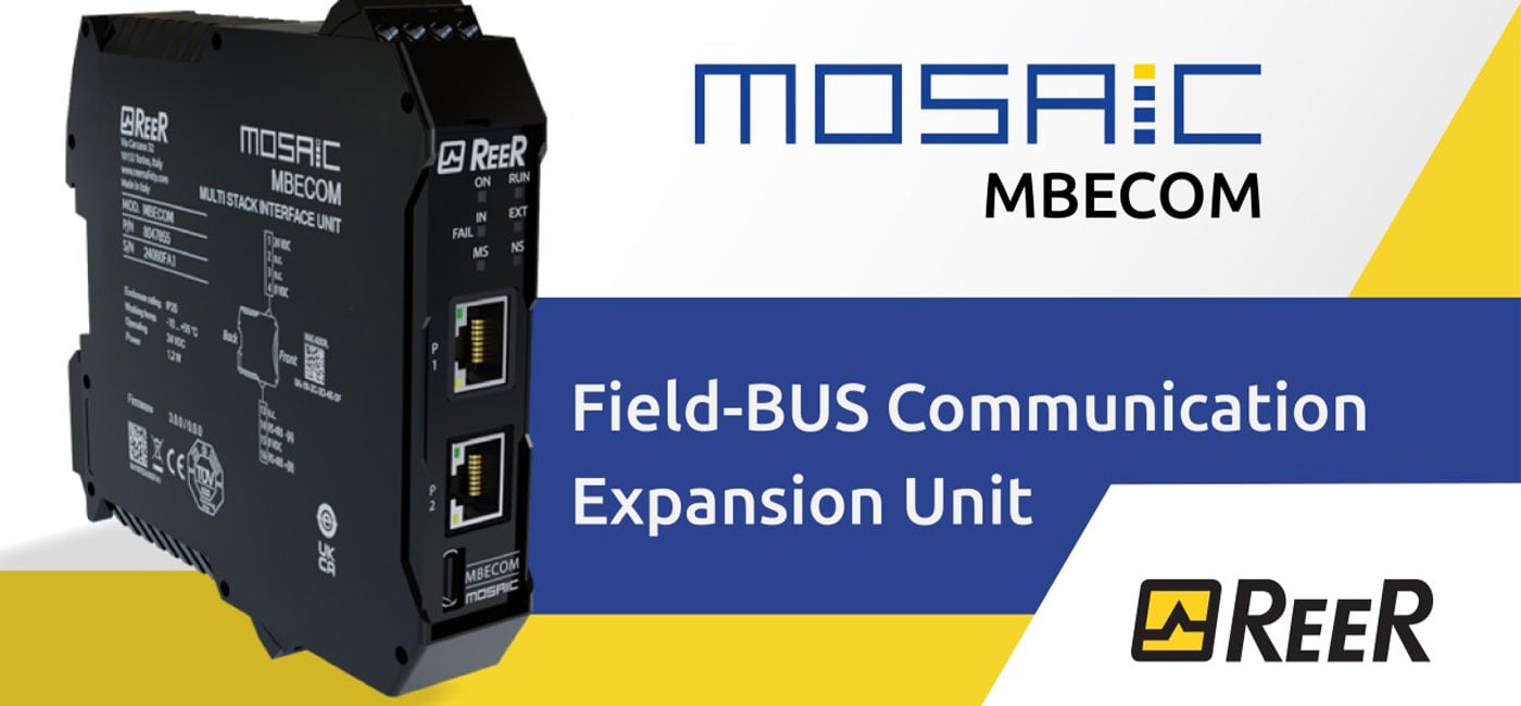 ReeR safety’s MBECOM enhances industrial safety connectivity