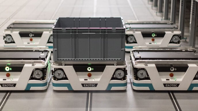 Exotec transforms warehouse with robotics system