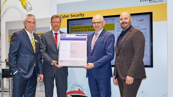 UL Solutions certifies EtherCAT's Cyber Resilience