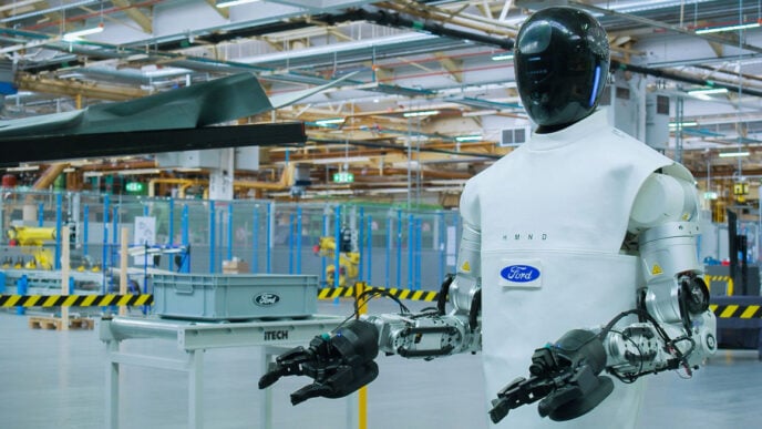 Robots on the line