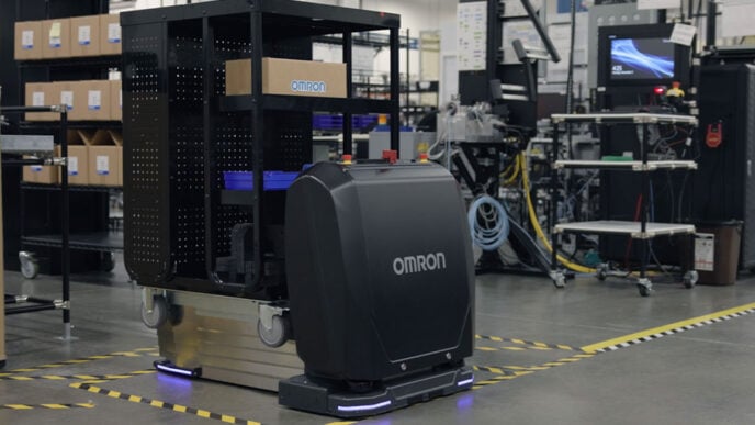 OMRON introduces new mast configuration options for OL-450S AMR