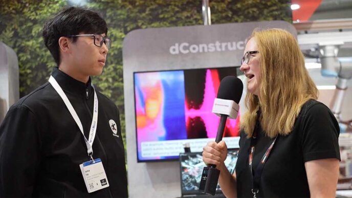 Robotics companies are demonstrating new AI-enabled automation systems, highlighting how machine learning and no-code software are reshaping industrial inspection, security, and manufacturing workflows.