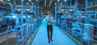Digital twins are moving beyond simulation to play a more active role in automated manufacturing, improving uptime, throughput and process stability on the factory floor. They are now embedded in real-time control systems, shaping how machines respond and adapt, writes Ross Turnbull, Director of Business Development at Swindon Silicon Systems.