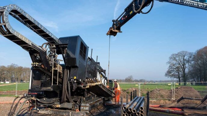 Germany’s drive to expand its high-voltage transmission network is accelerating the adoption of semi-automated construction systems.
