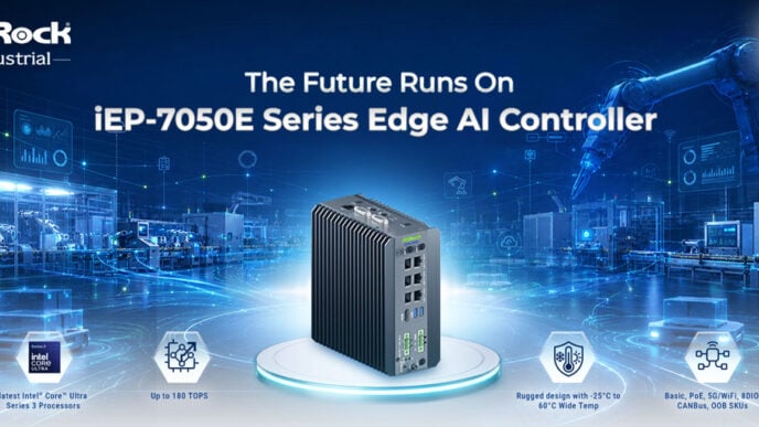 ASRock Industrial introduces iEP-7050E Edge AI controller