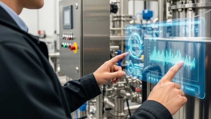 As sustainability targets become more business criticial, leading factories are treating carbon data as an operational metric.