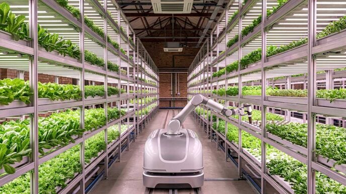 The UK government has launched a £20 million funding programme to accelerate the development of agricultural robots and automation systems.