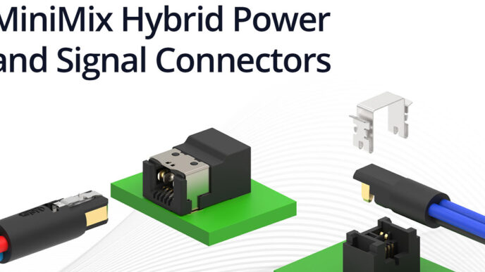 Molex introduces MiniMix hybrid power and signal connectors