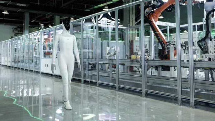 XPeng has begun production of its humanoid robot, marking a shift from prototype development to manufacturing.