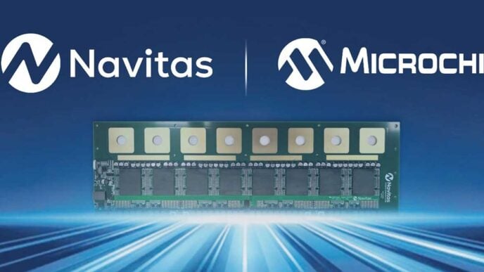 Microchip Technology and Navitas Semiconductor have developed an 800V DC-to-6V DC reference design aimed at helping data centre operators and equipment manufacturers develop higher-density power systems for AI infrastructure.