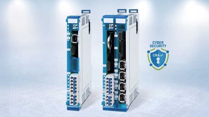 SIGMATEK is expanding its S-DIAS automation platform with two new CPU modules designed to provide higher processing performance and hardware-based security for machine control applications.